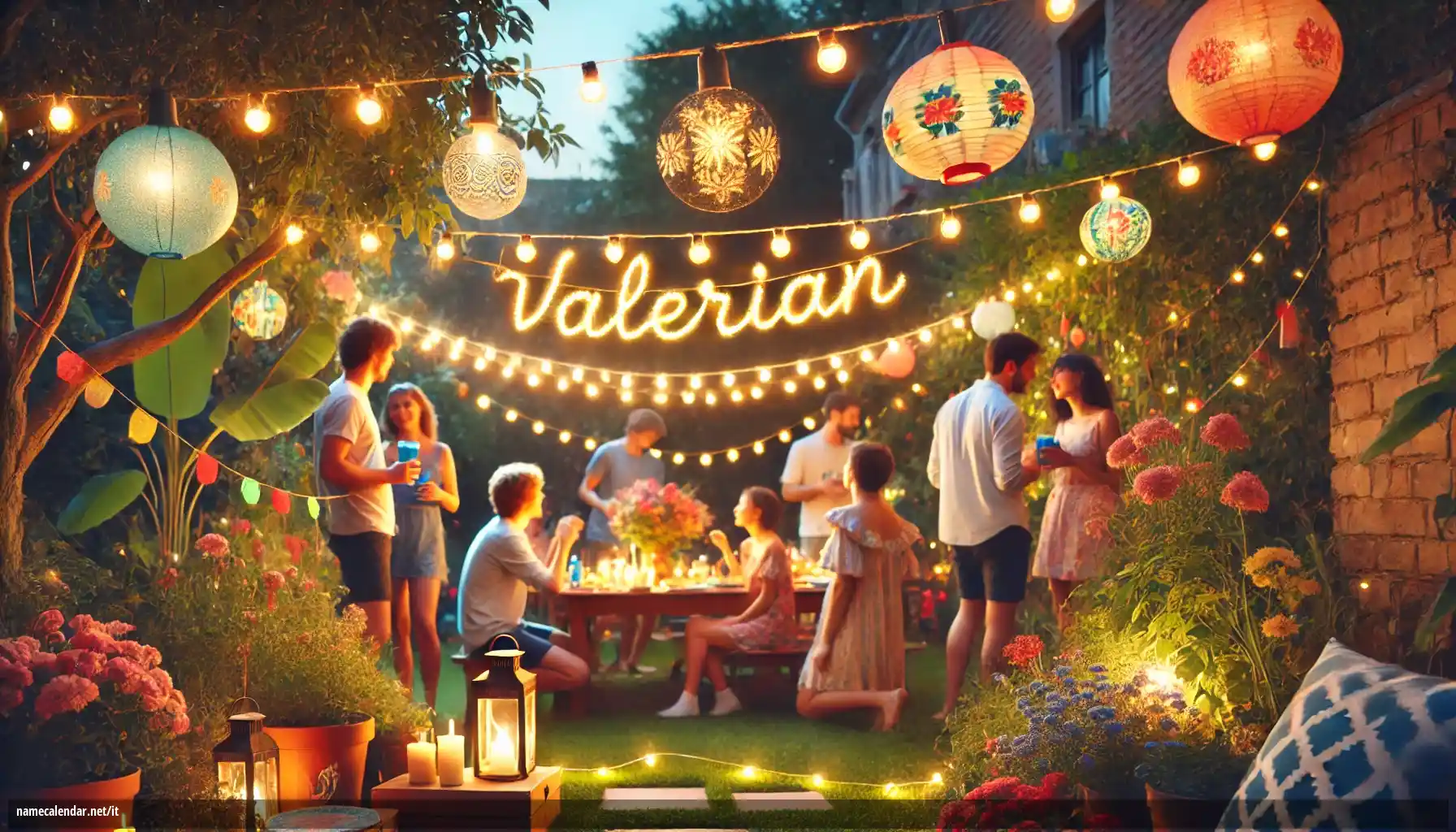 Celebrazione dell'onomastico e del nome - Valerian