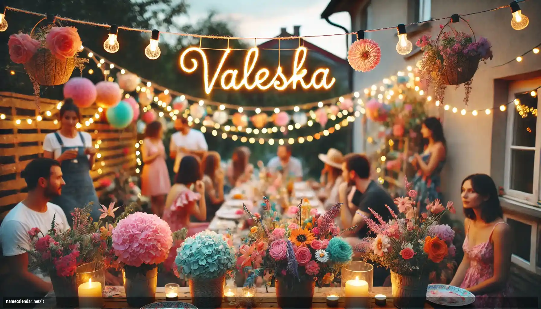 Celebrazione dell'onomastico e del nome - Valeska