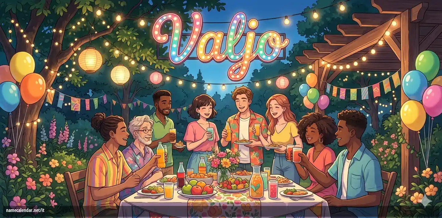 Celebrazione dell'onomastico e del nome - Valjo