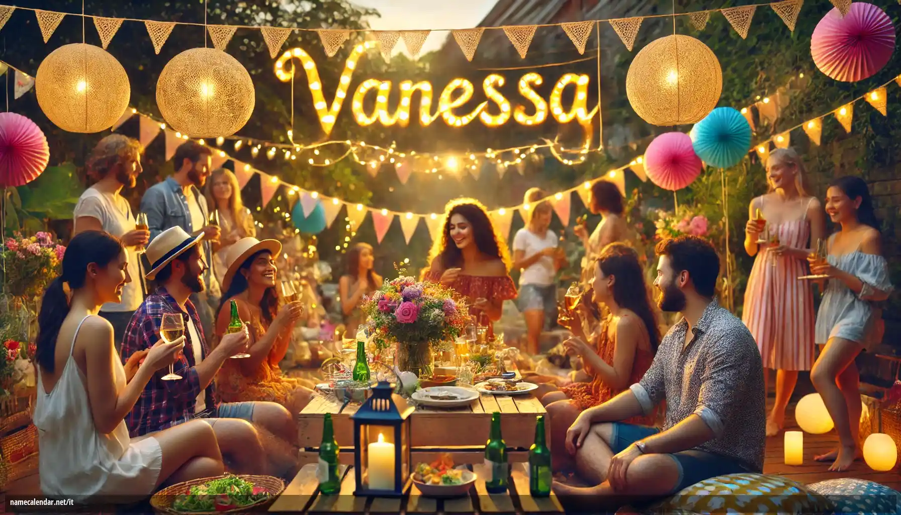 Celebrazione dell'onomastico e del nome - Vanessa