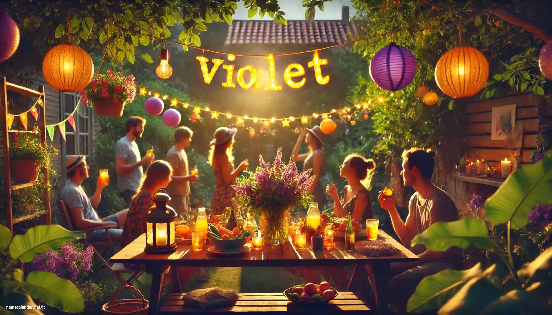 Celebrazione dell'onomastico e del nome - Violet