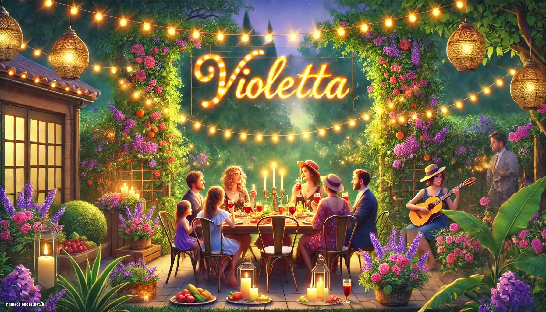 Celebrazione dell'onomastico e del nome - Violetta