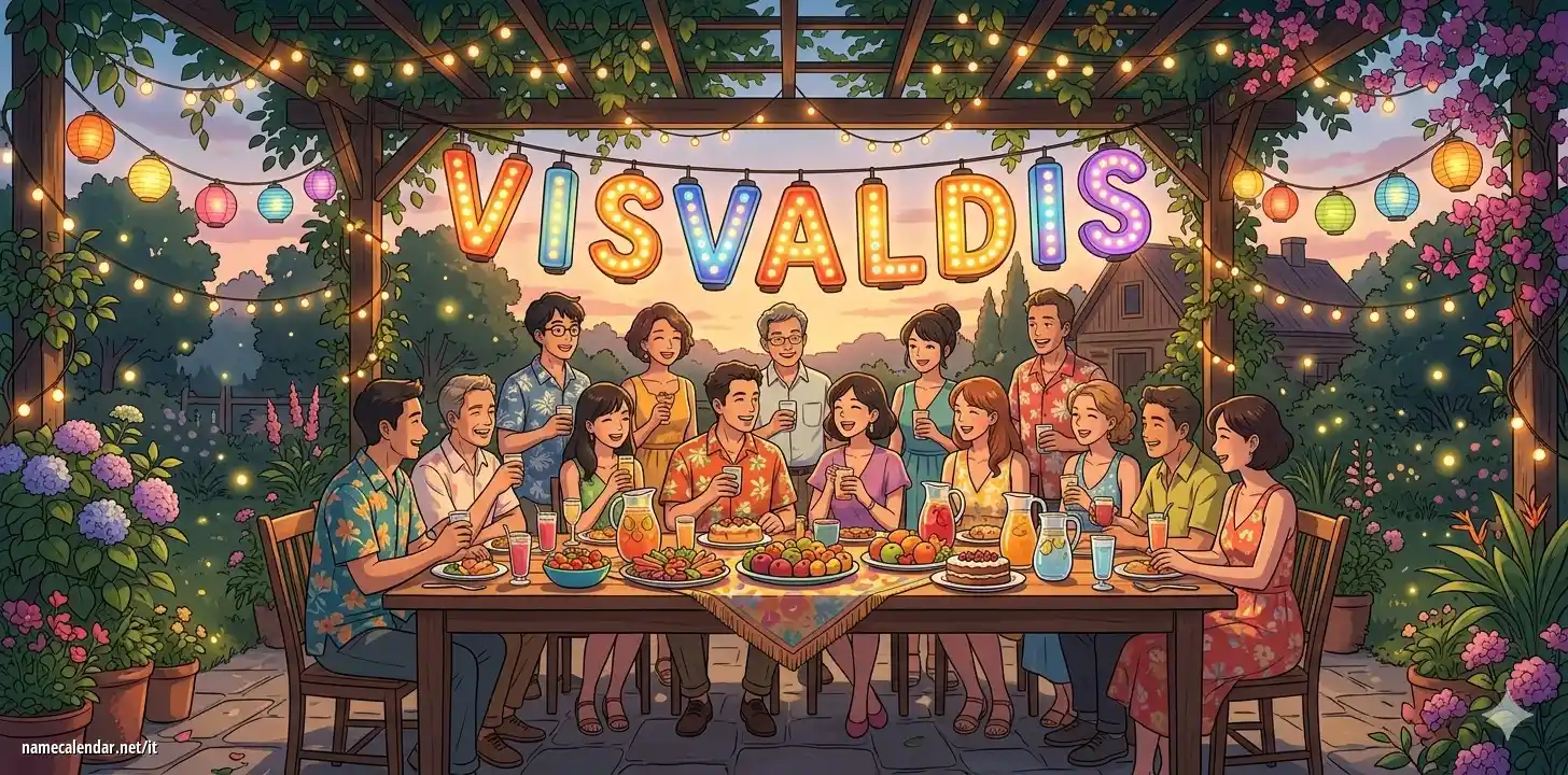 Celebrazione dell'onomastico e del nome - Visvaldis