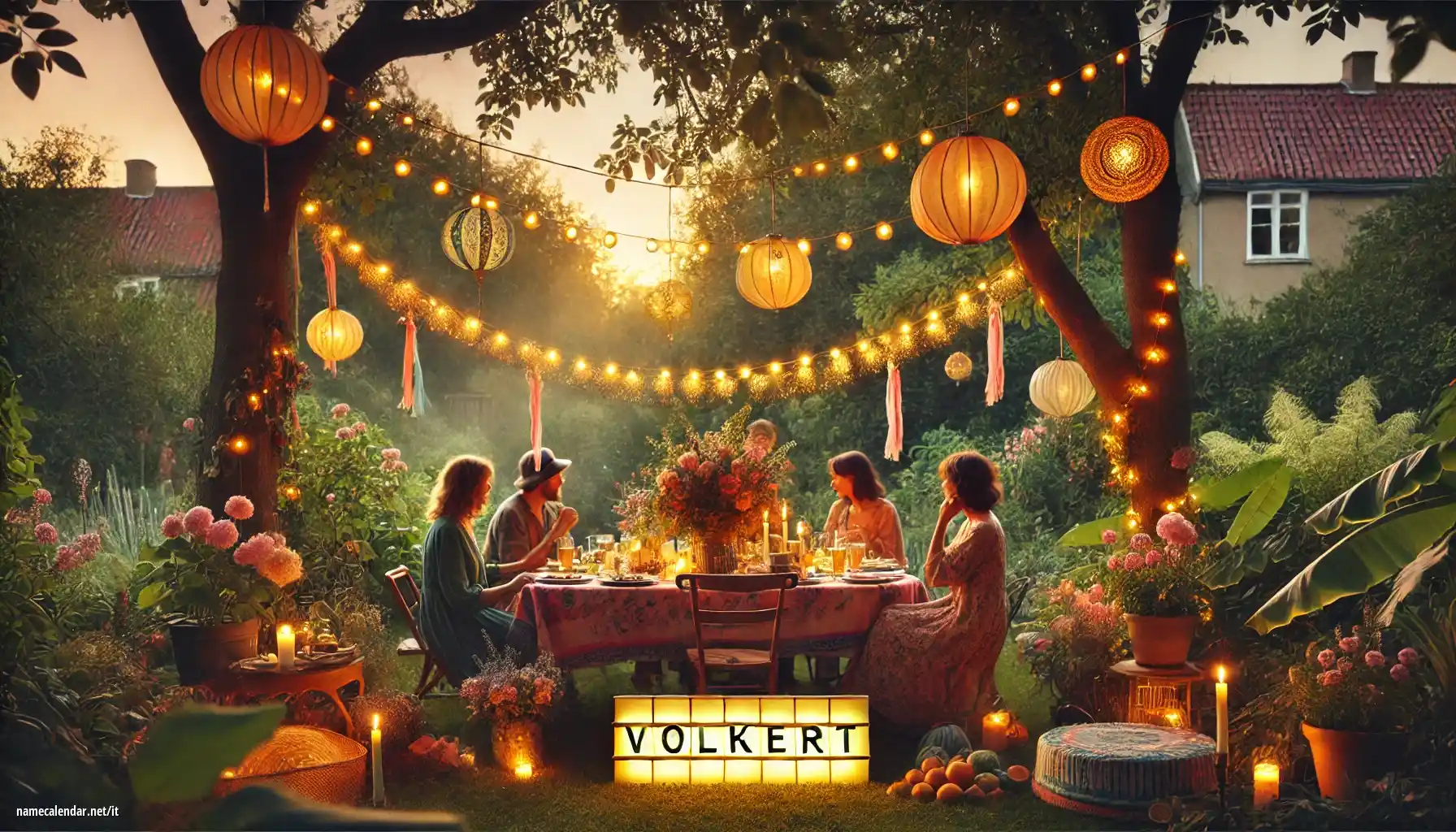 Celebrazione dell'onomastico e del nome - Volkert