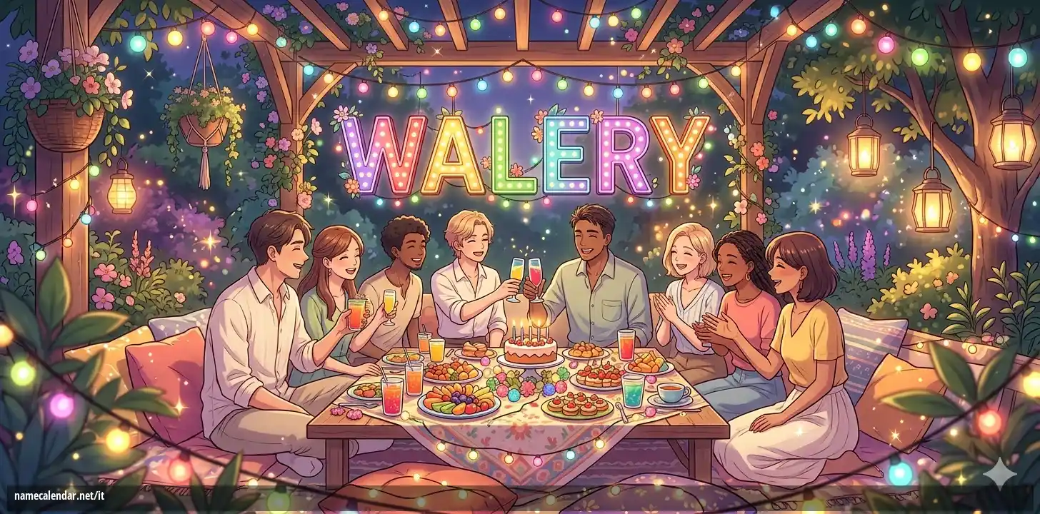Celebrazione dell'onomastico e del nome - Walery
