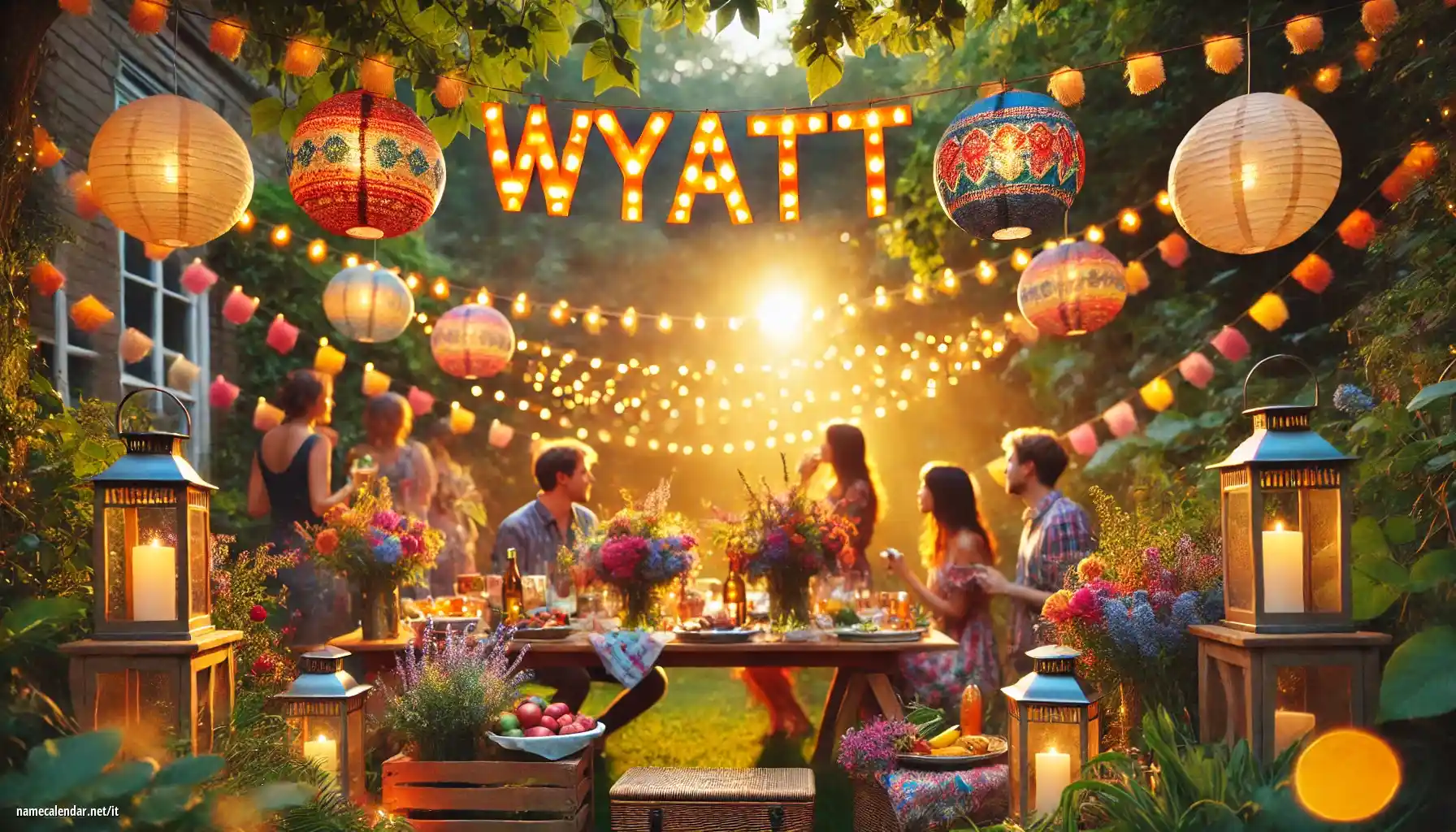 Celebrazione dell'onomastico e del nome - Wyatt