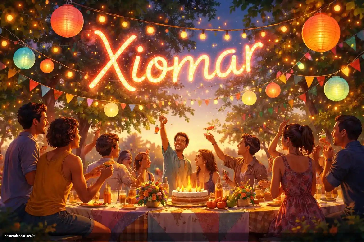 Celebrazione dell'onomastico e del nome - Xiomar