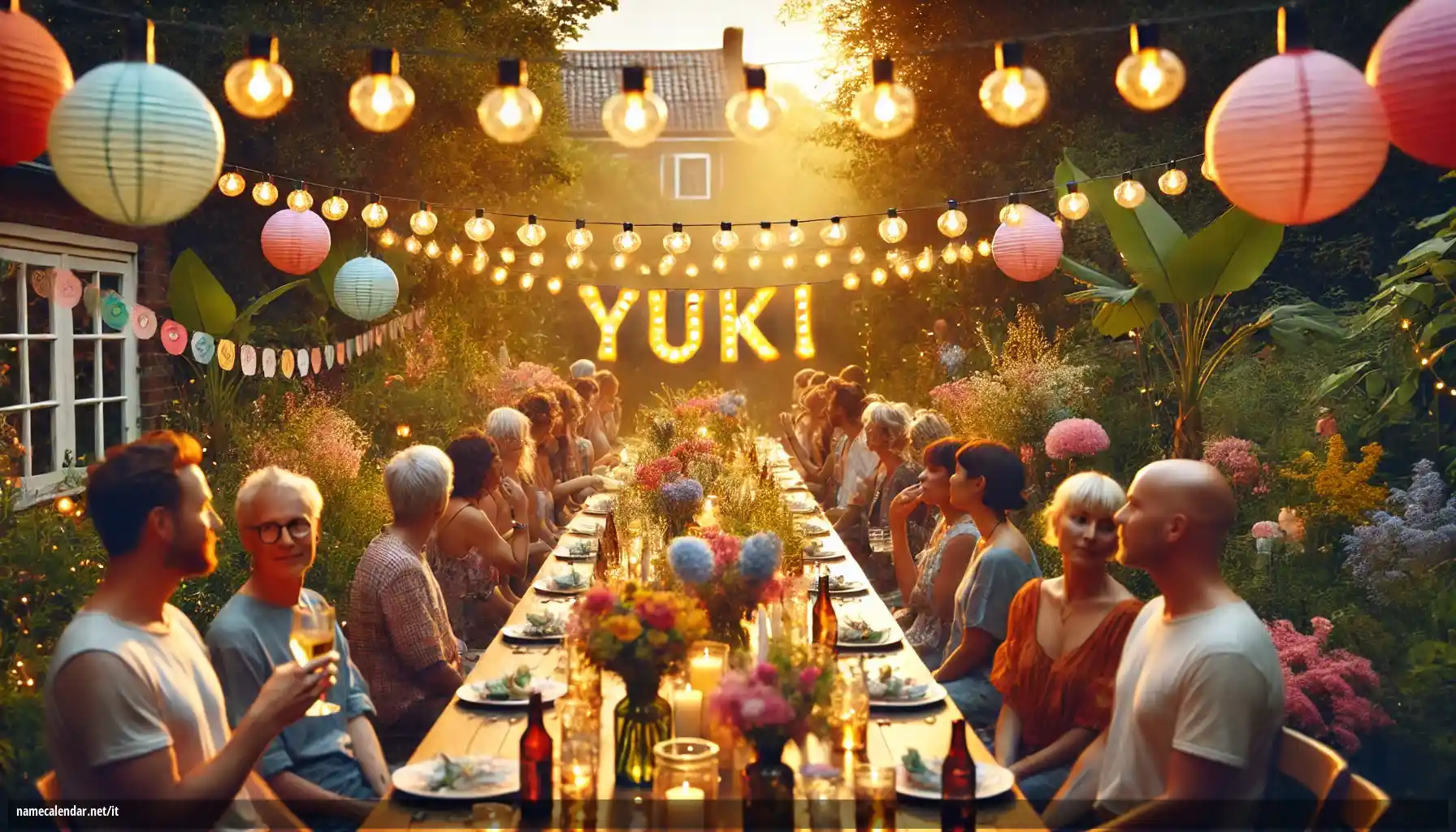 Celebrazione dell'onomastico e del nome - Yuki