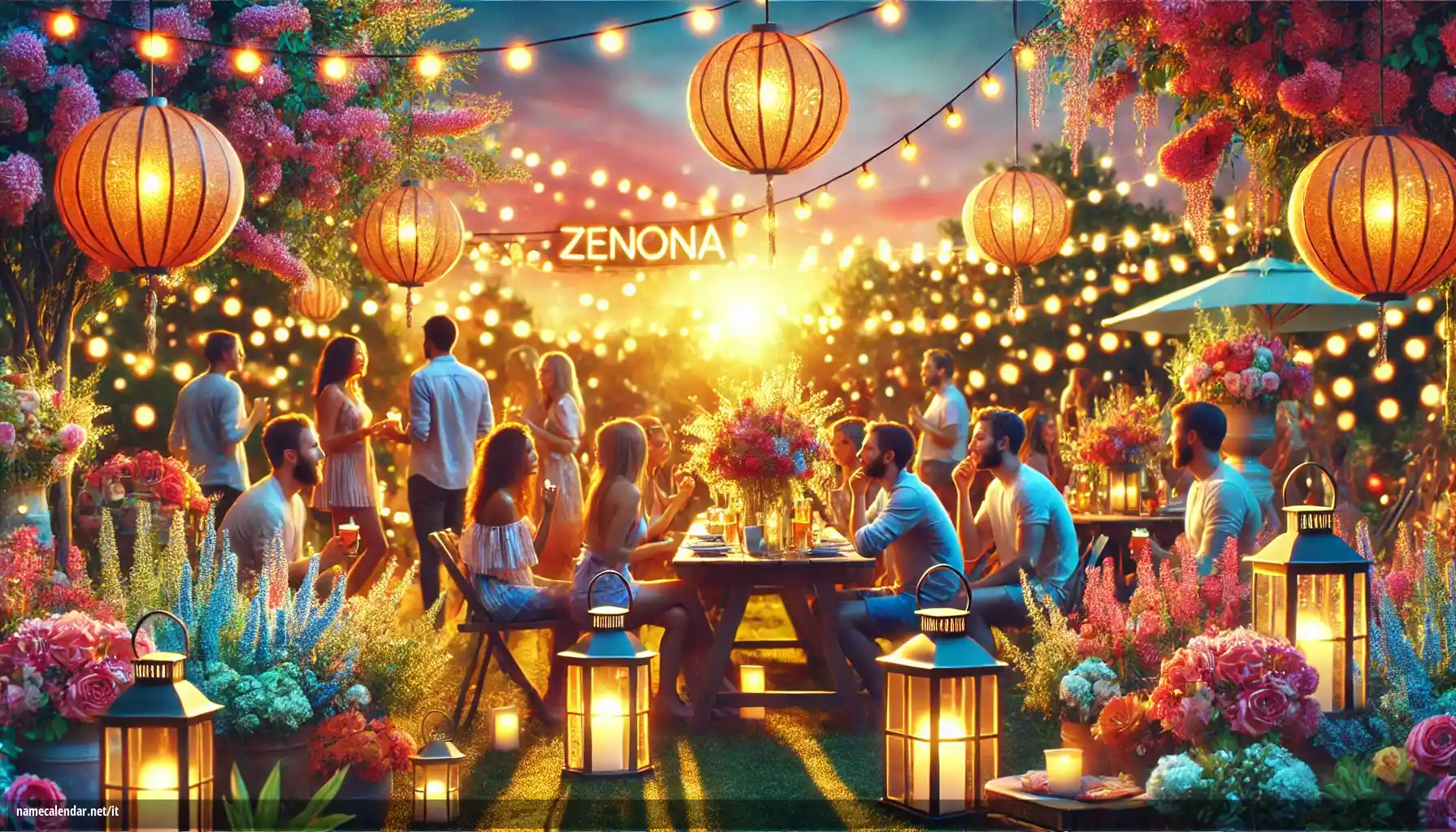 Celebrazione dell'onomastico e del nome - Zenona