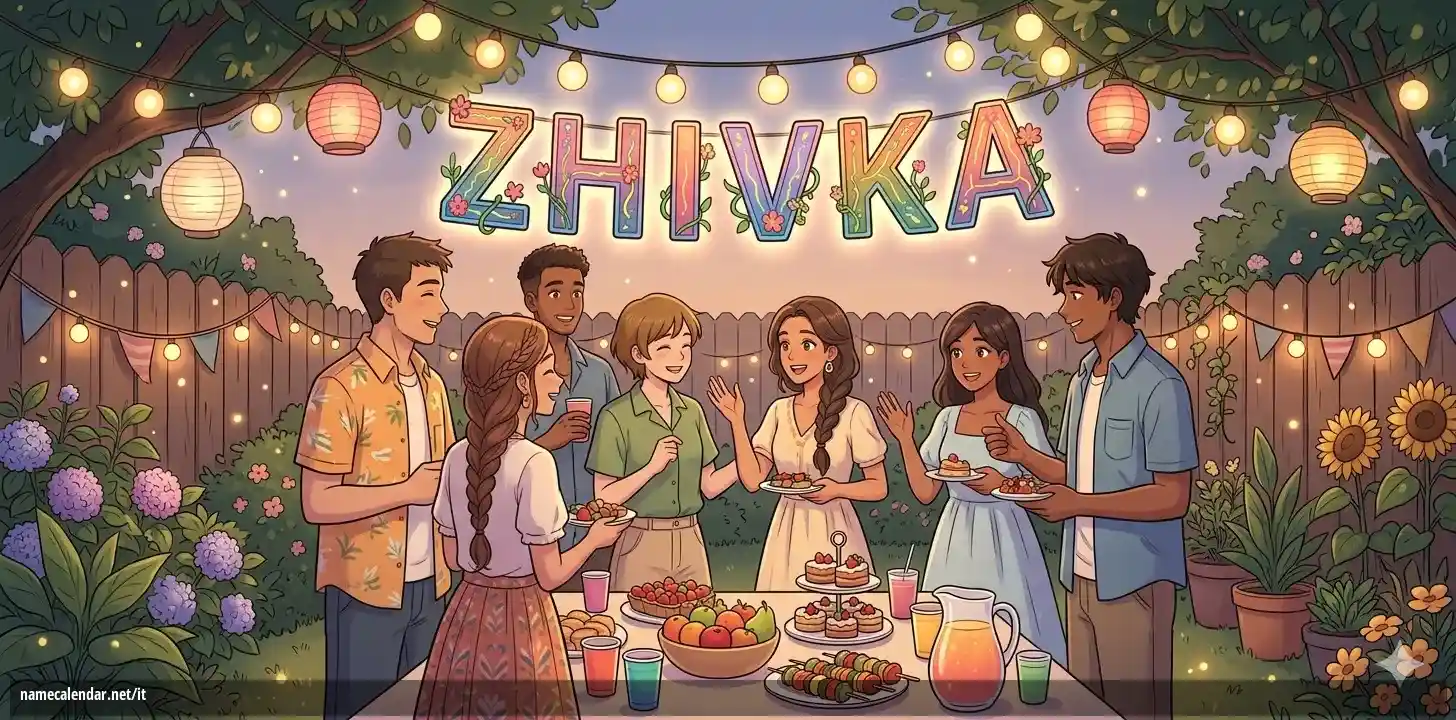 Celebrazione dell'onomastico e del nome - Zhivka