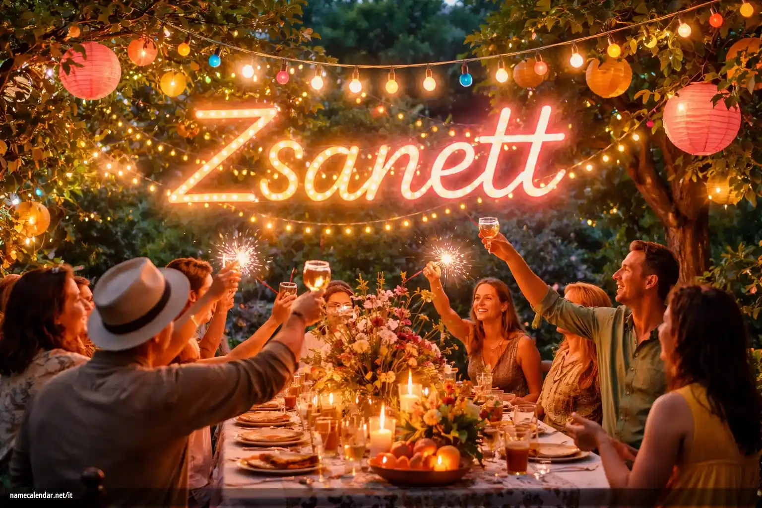 Celebrazione dell'onomastico e del nome - Zsanett