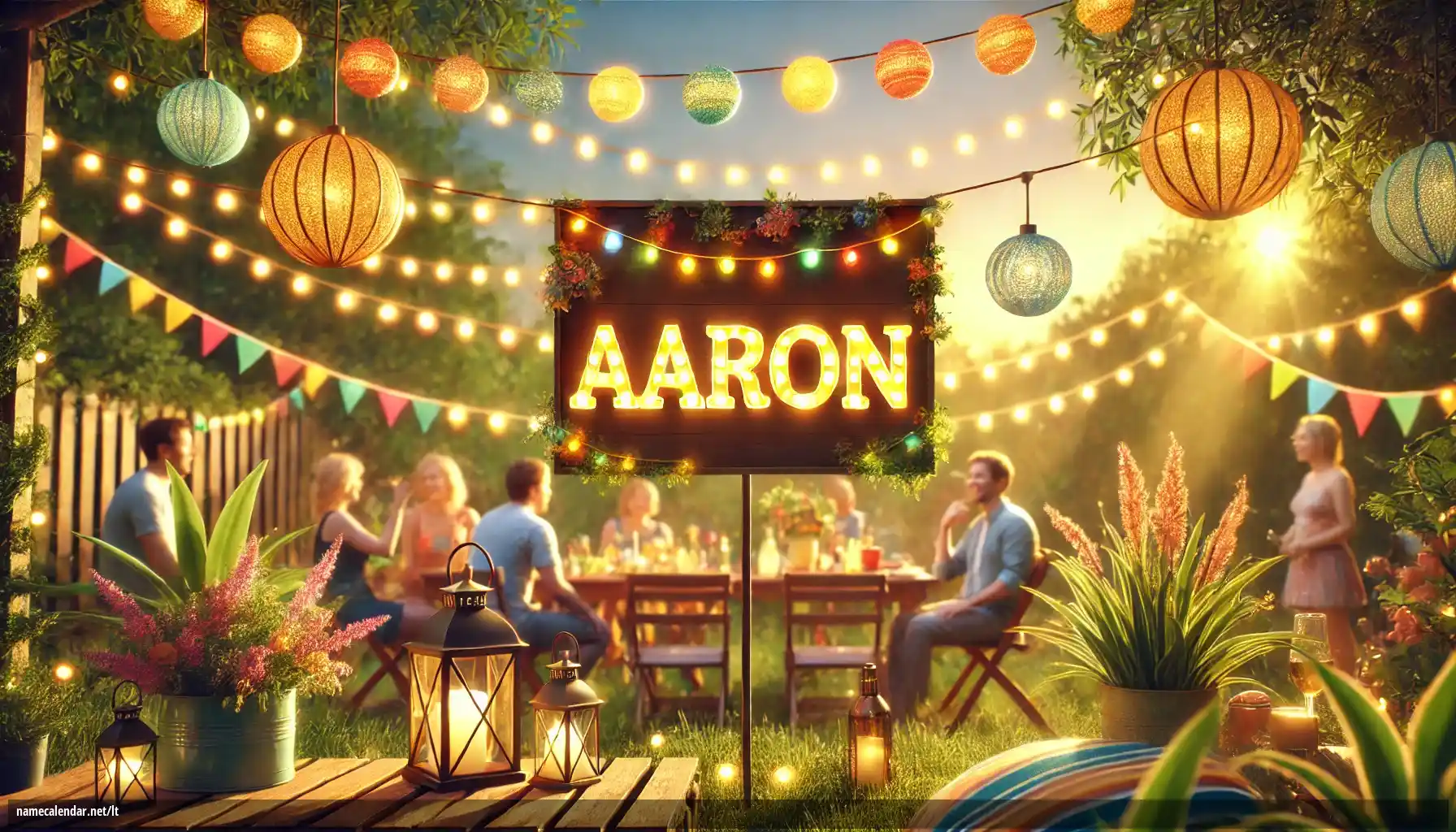 Vardadienio ir vardo šventimas - Aaron