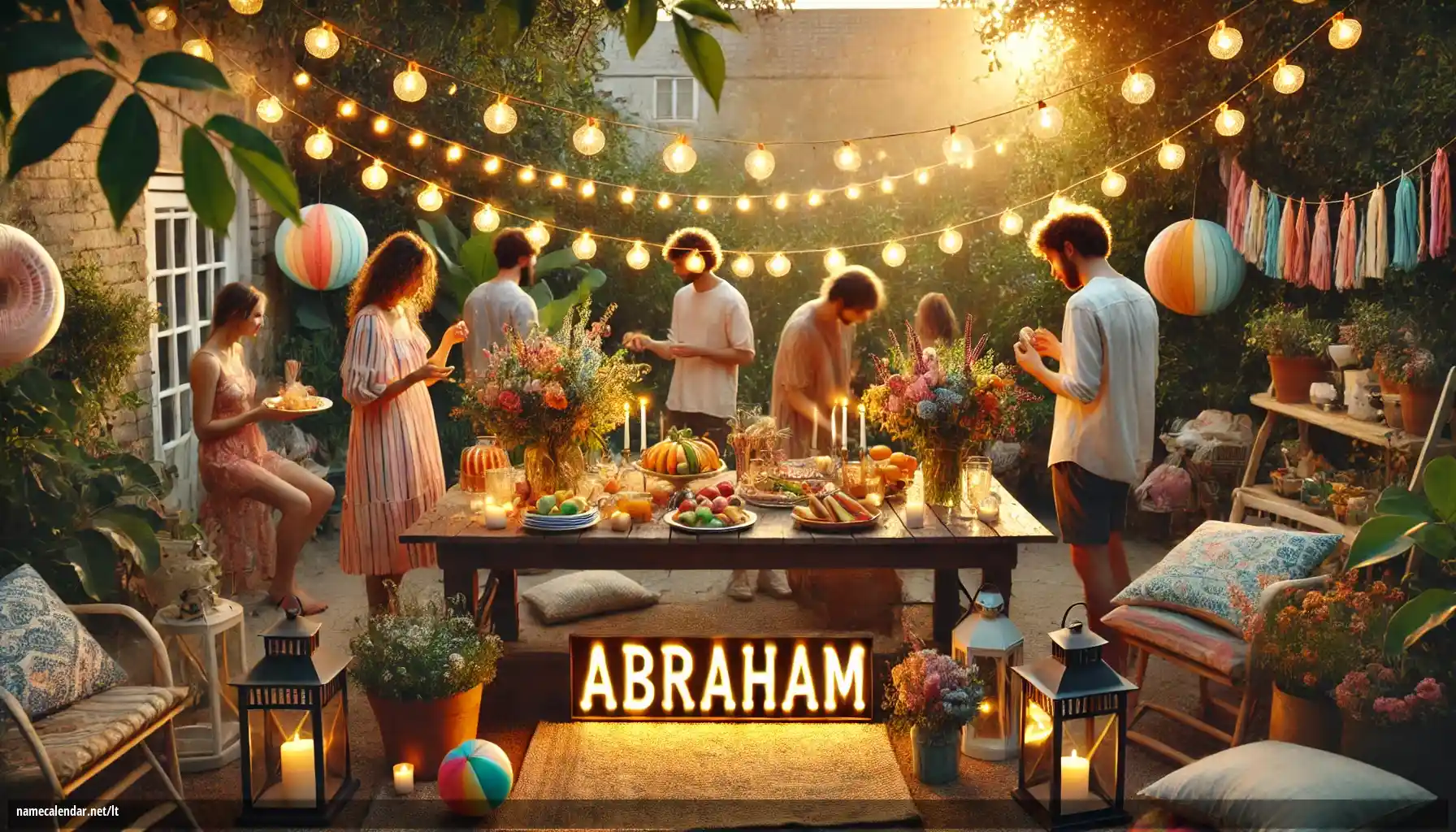 Vardadienio ir vardo šventimas - Abraham