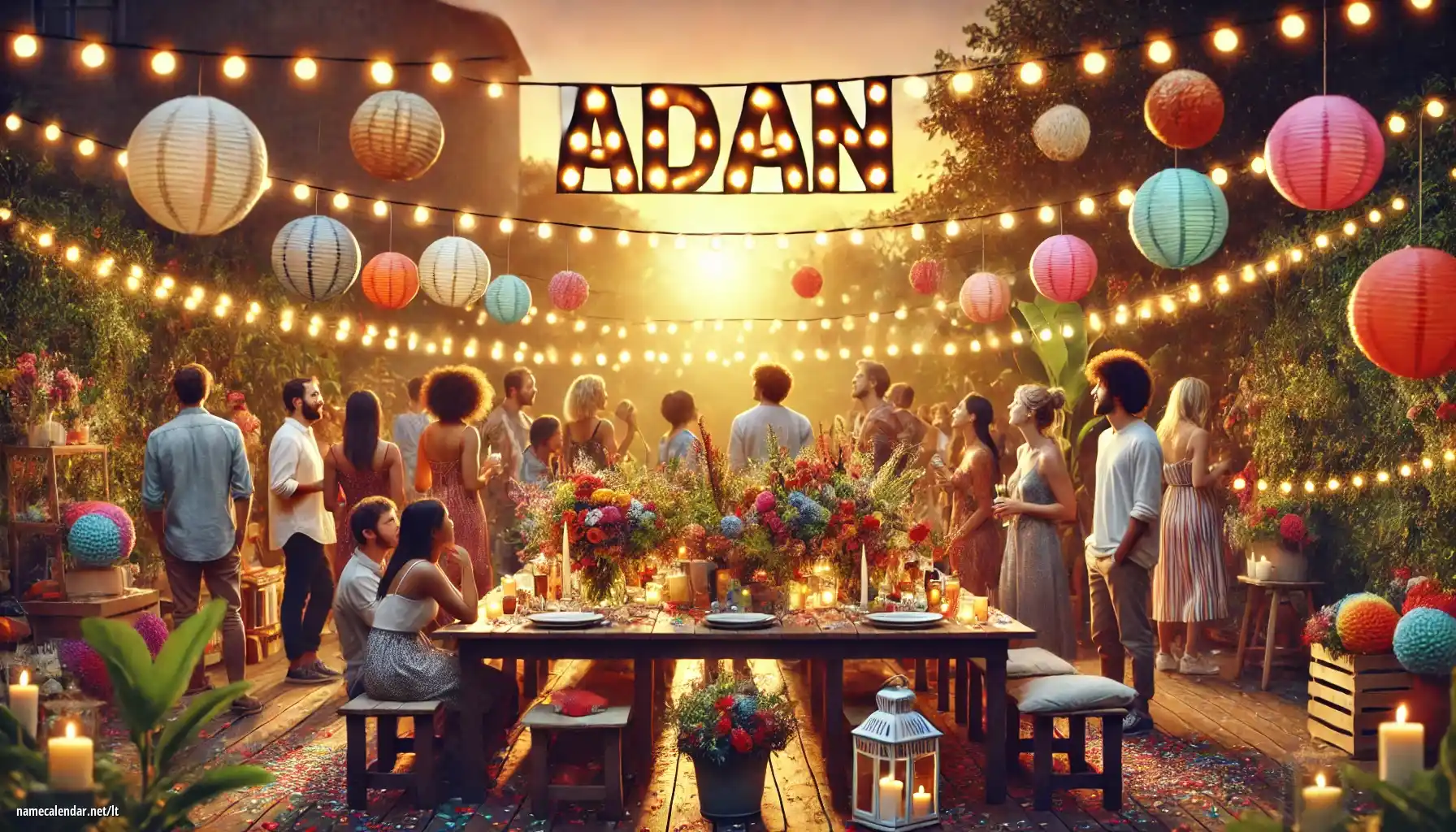 Vardadienio ir vardo šventimas - Adan