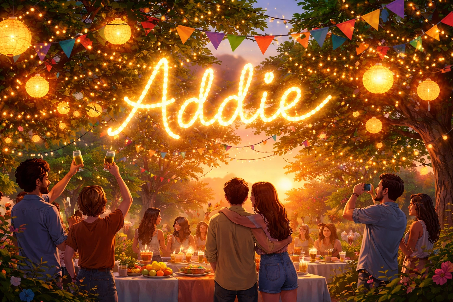 Vardadienio ir vardo šventimas - Addie