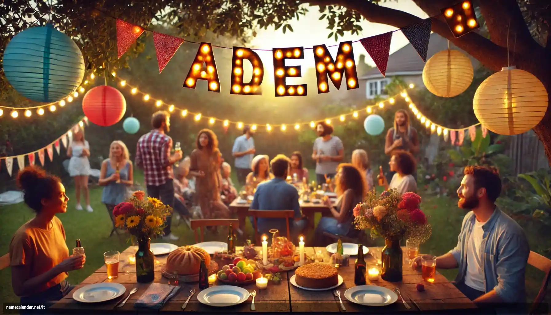 Vardadienio ir vardo šventimas - Adem