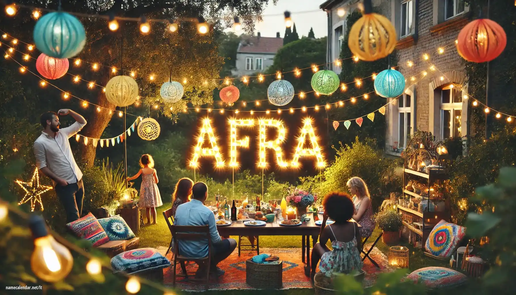 Vardadienio ir vardo šventimas - Afra