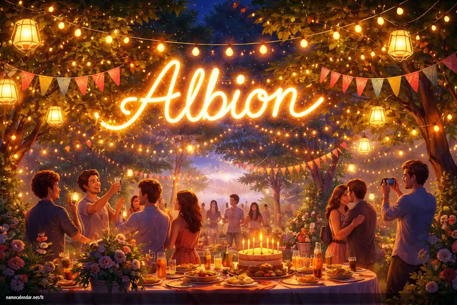 Vardadienio ir vardo šventimas - Albion