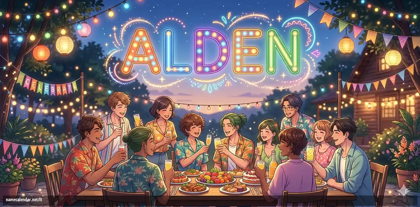 Vardadienio ir vardo šventimas - Alden