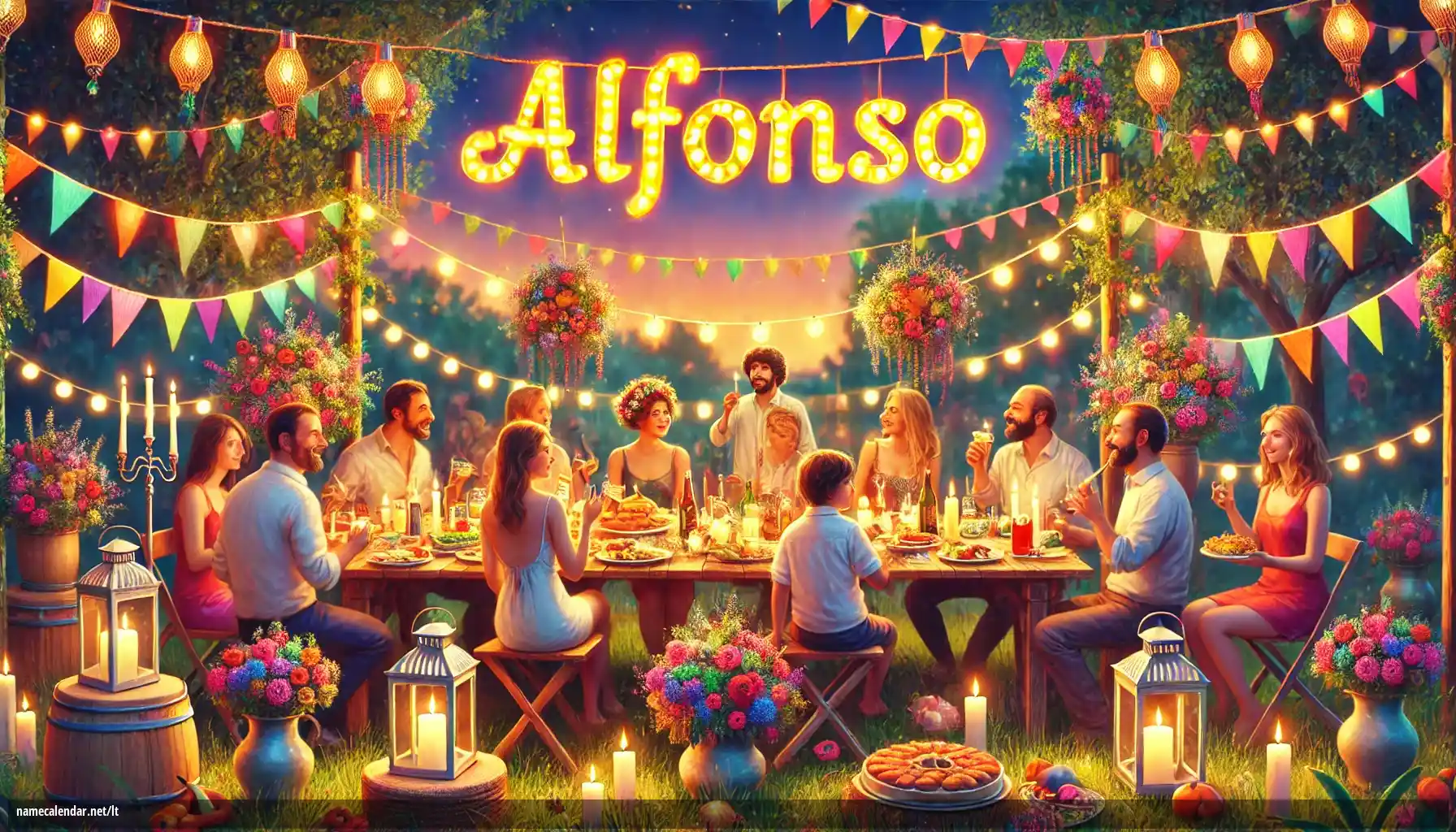 Vardadienio ir vardo šventimas - Alfonso