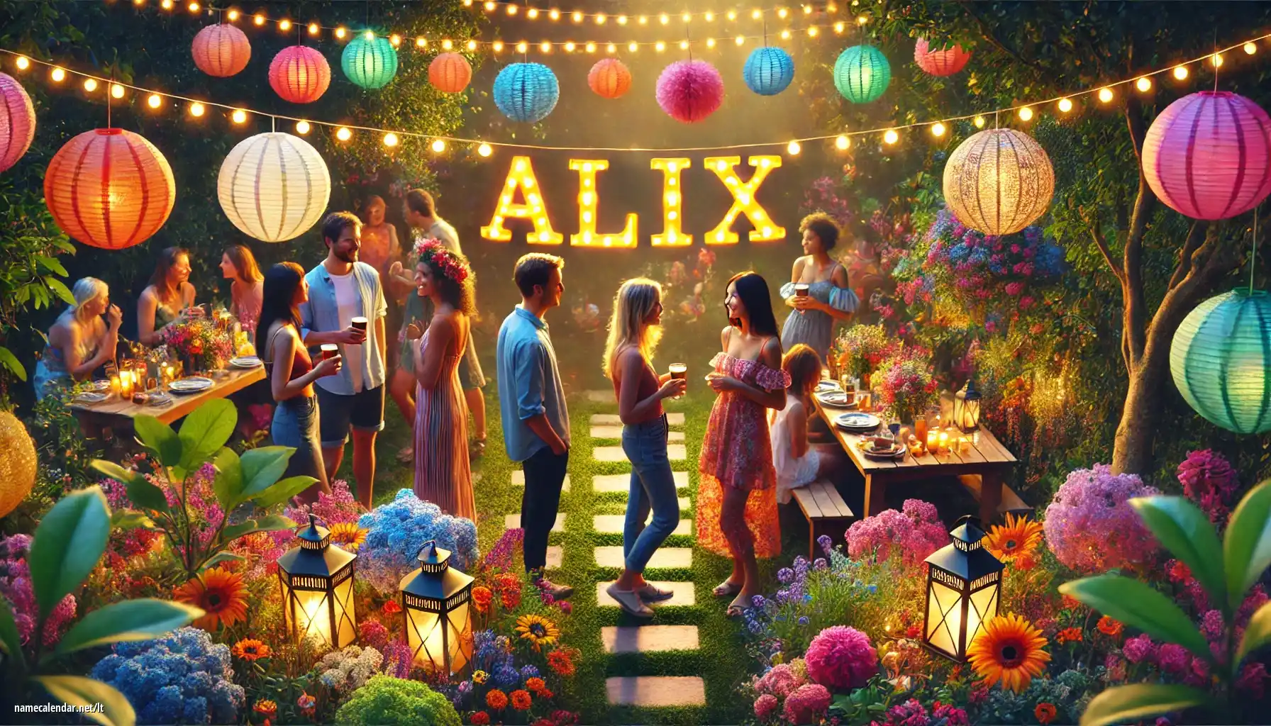 Vardadienio ir vardo šventimas - Alix