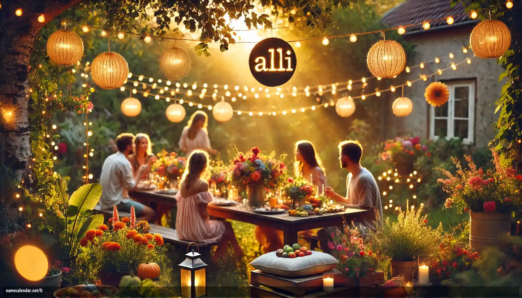 Vardadienio ir vardo šventimas - Alli