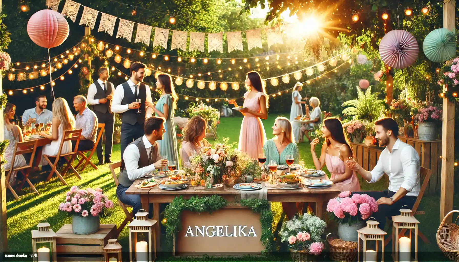 Vardadienio ir vardo šventimas - Angelika