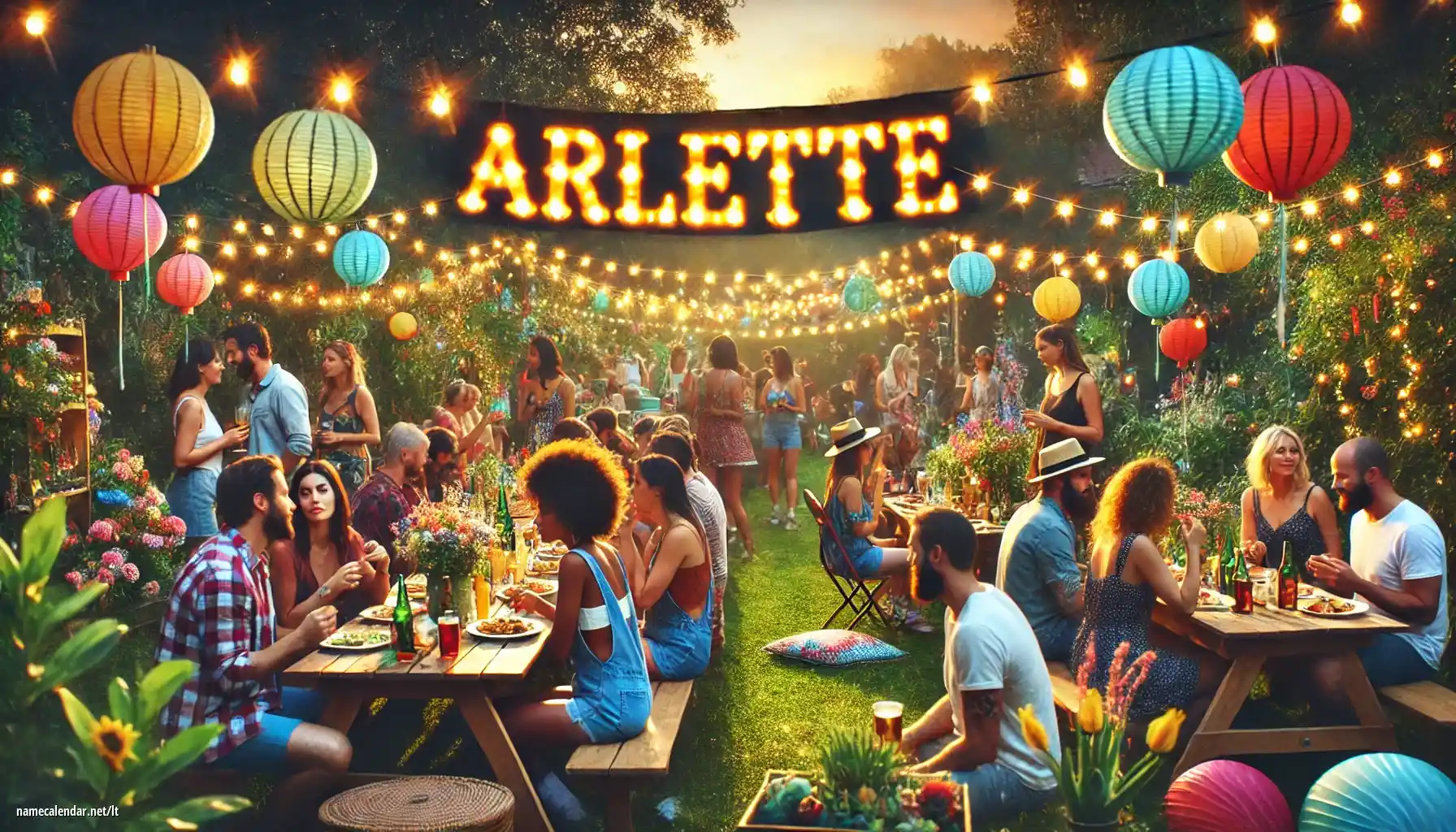 Vardadienio ir vardo šventimas - Arlette