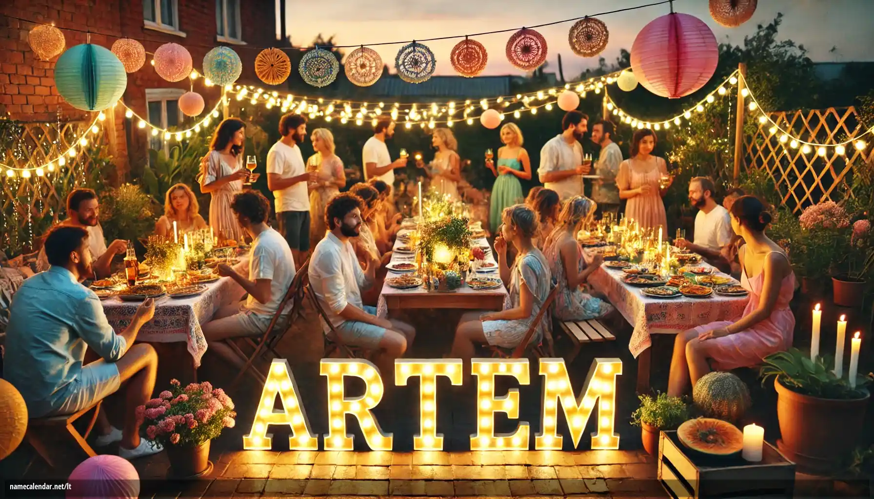 Vardadienio ir vardo šventimas - Artem