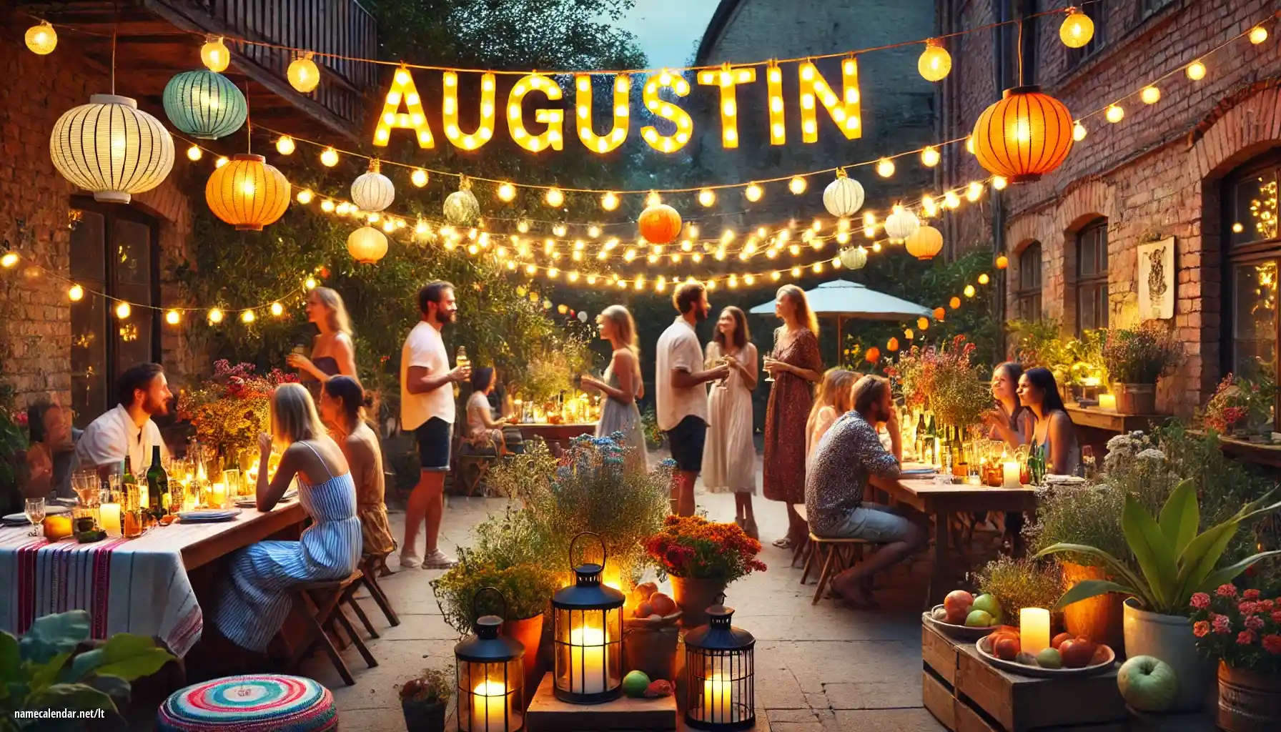 Vardadienio ir vardo šventimas - Augustin