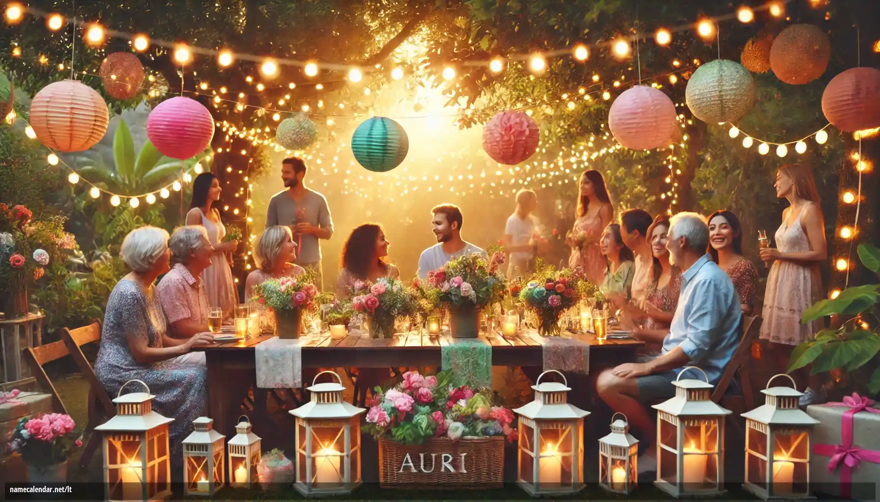 Vardadienio ir vardo šventimas - Auri