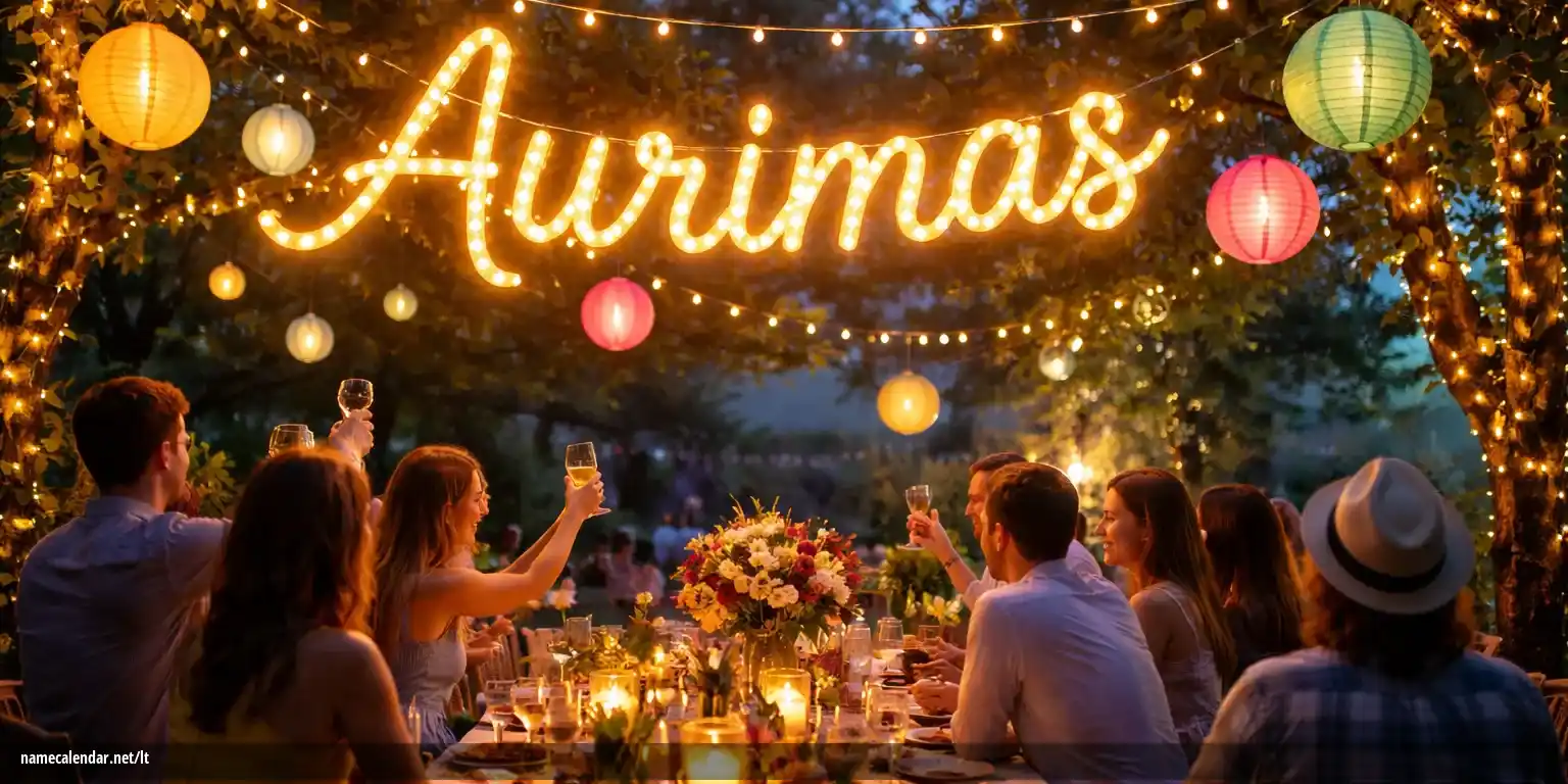 Vardadienio ir vardo šventimas - Aurimas