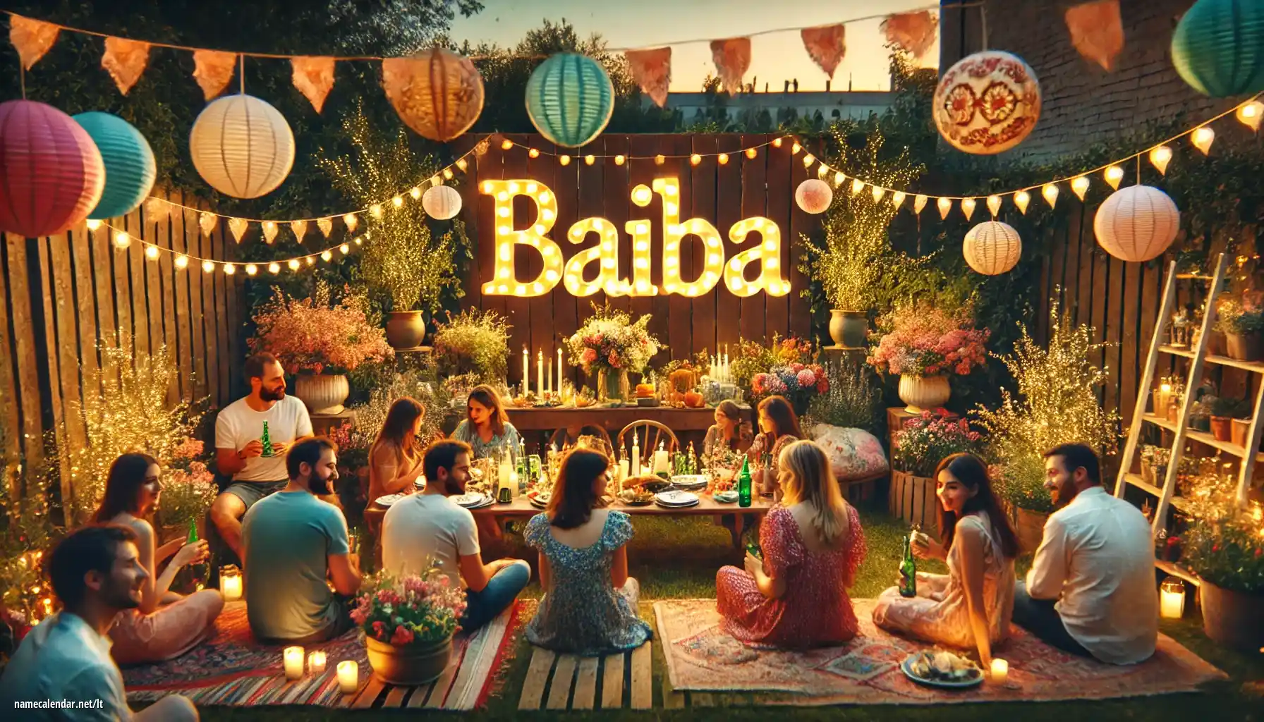 Vardadienio ir vardo šventimas - Baiba