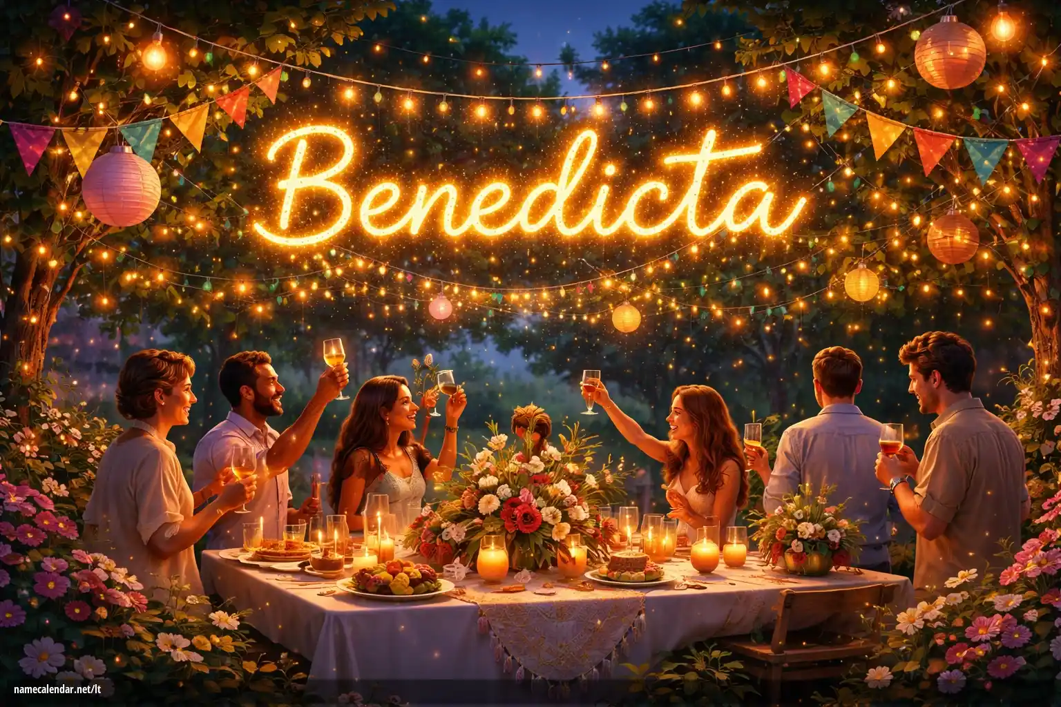 Vardadienio ir vardo šventimas - Benedicta