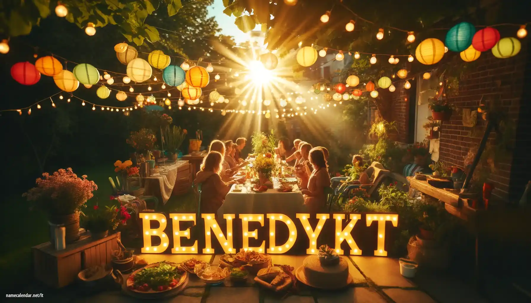 Vardadienio ir vardo šventimas - Benedykt