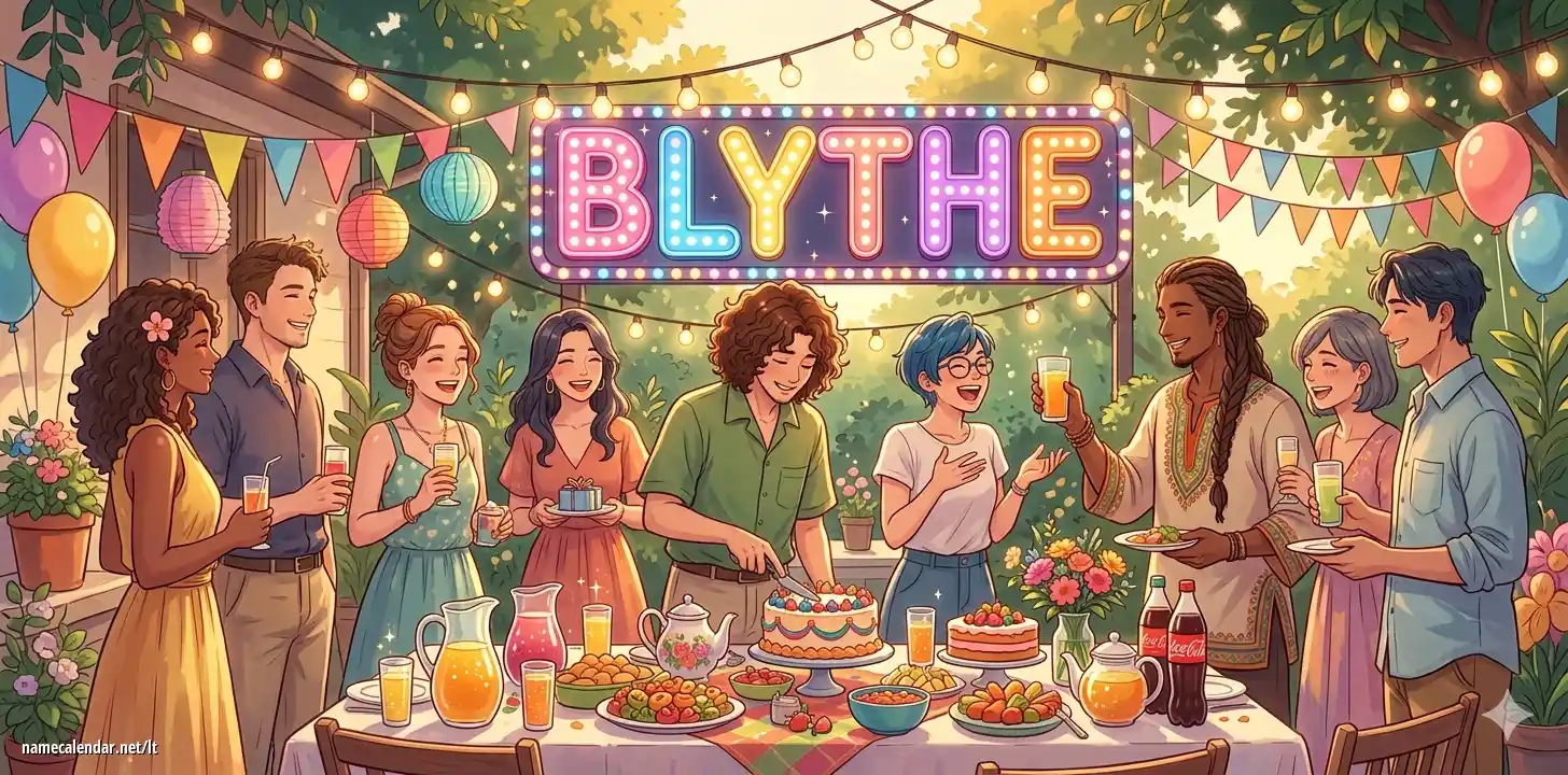 Vardadienio ir vardo šventimas - Blythe