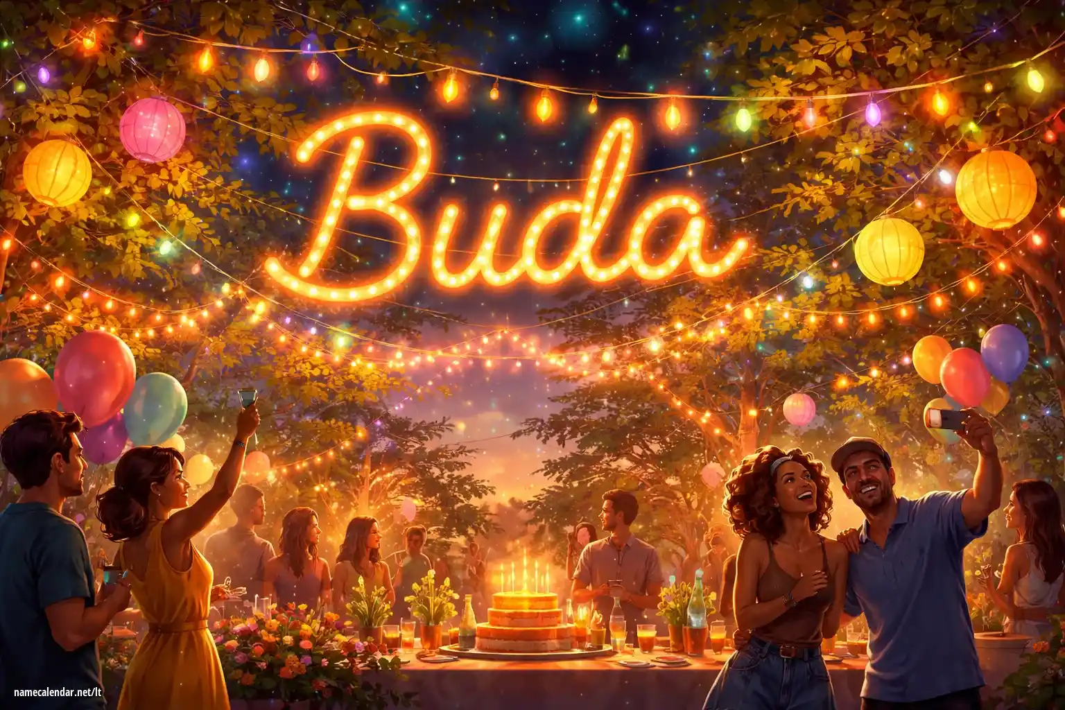Vardadienio ir vardo šventimas - Buda
