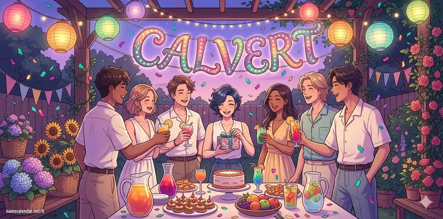 Vardadienio ir vardo šventimas - Calvert