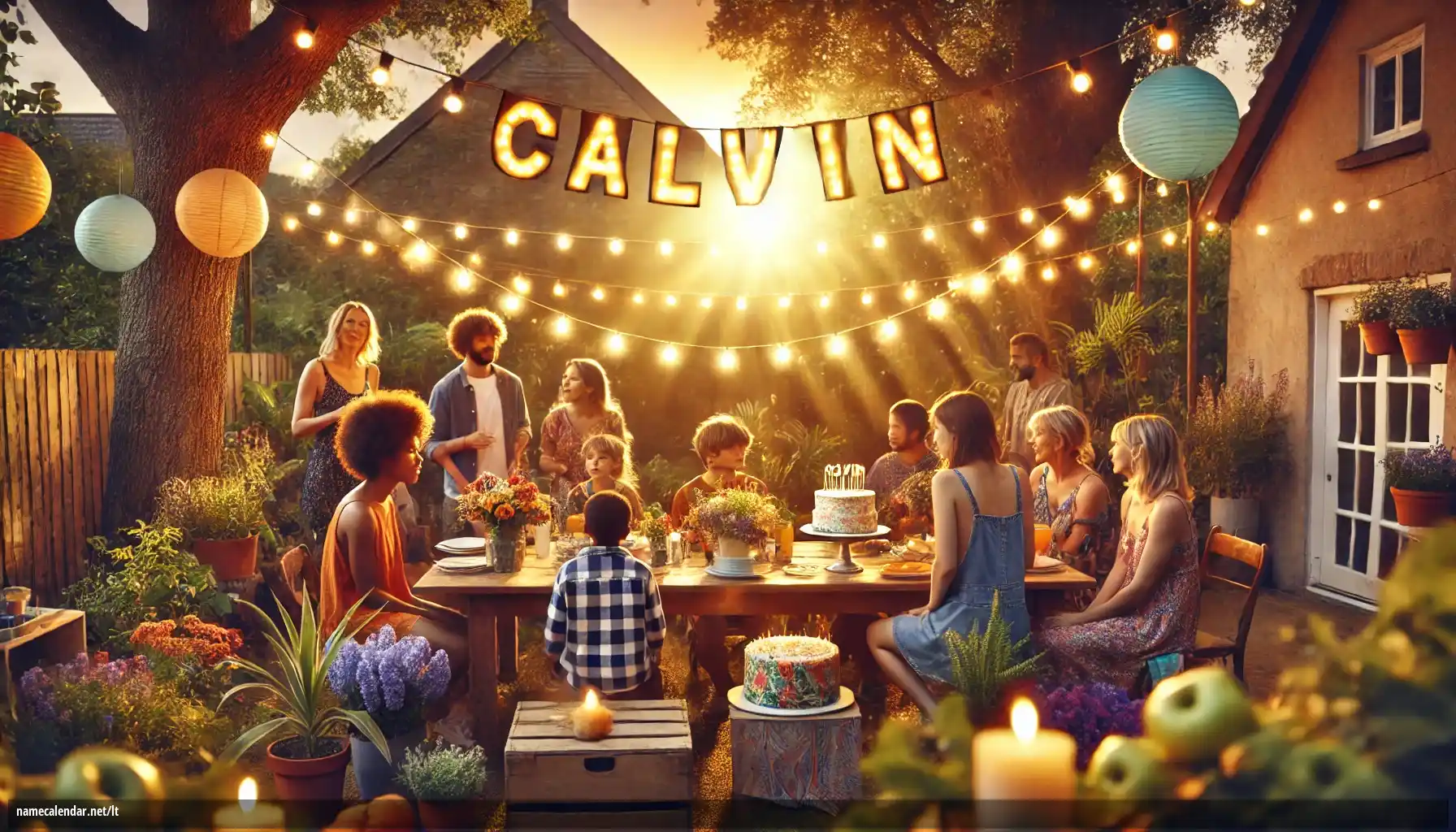 Vardadienio ir vardo šventimas - Calvin