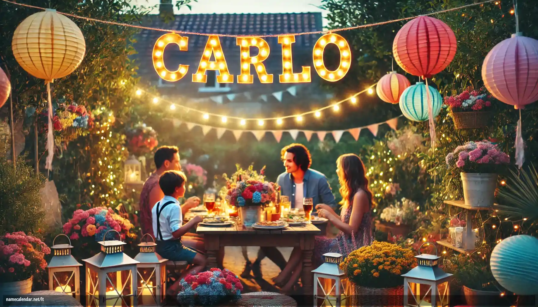 Vardadienio ir vardo šventimas - Carlo