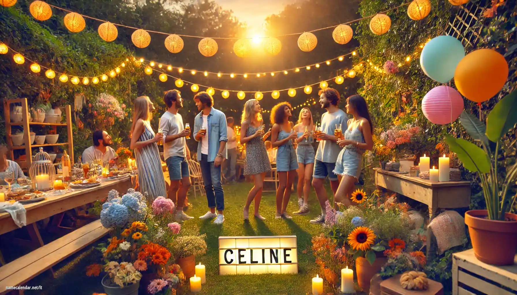 Vardadienio ir vardo šventimas - Celine