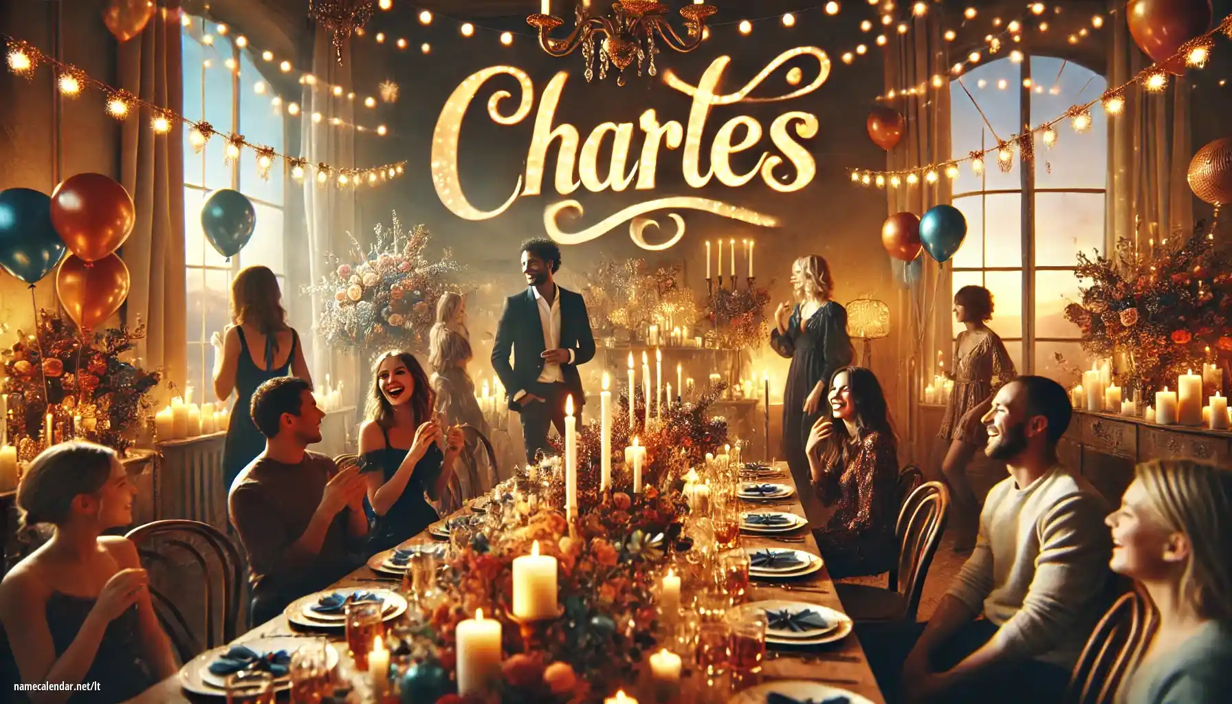 Vardadienio ir vardo šventimas - Charles
