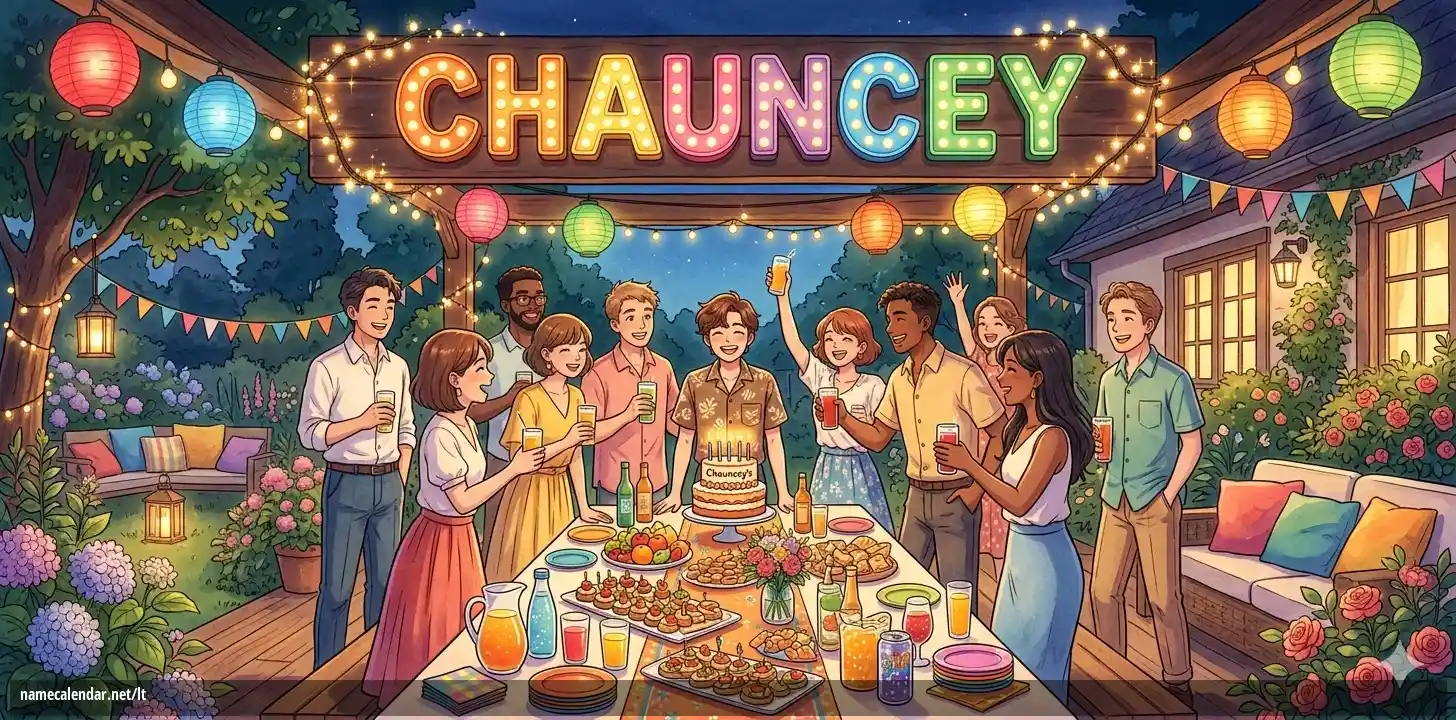 Vardadienio ir vardo šventimas - Chauncey