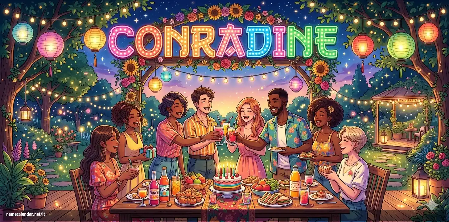 Vardadienio ir vardo šventimas - Conradine
