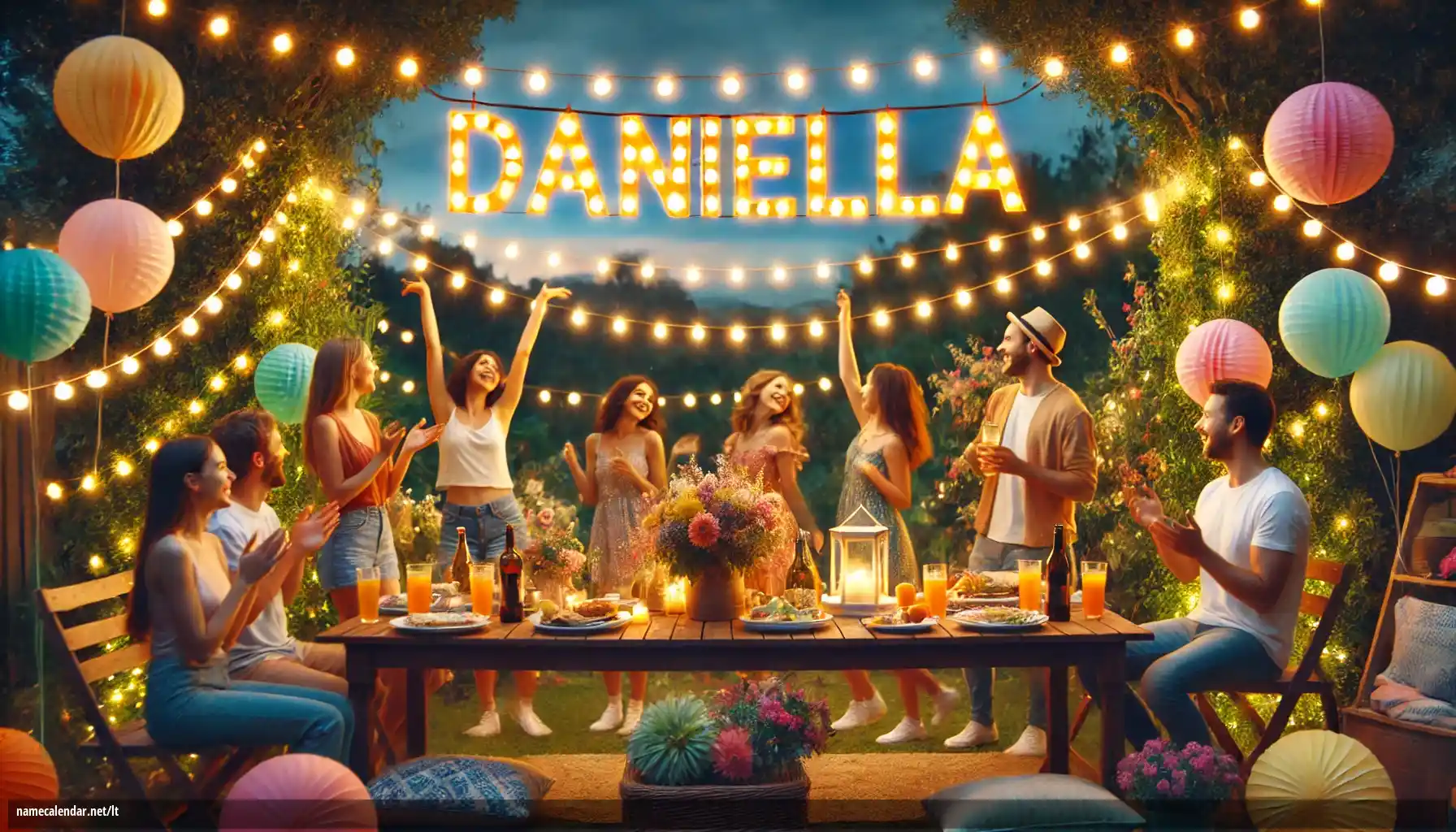 Vardadienio ir vardo šventimas - Daniella