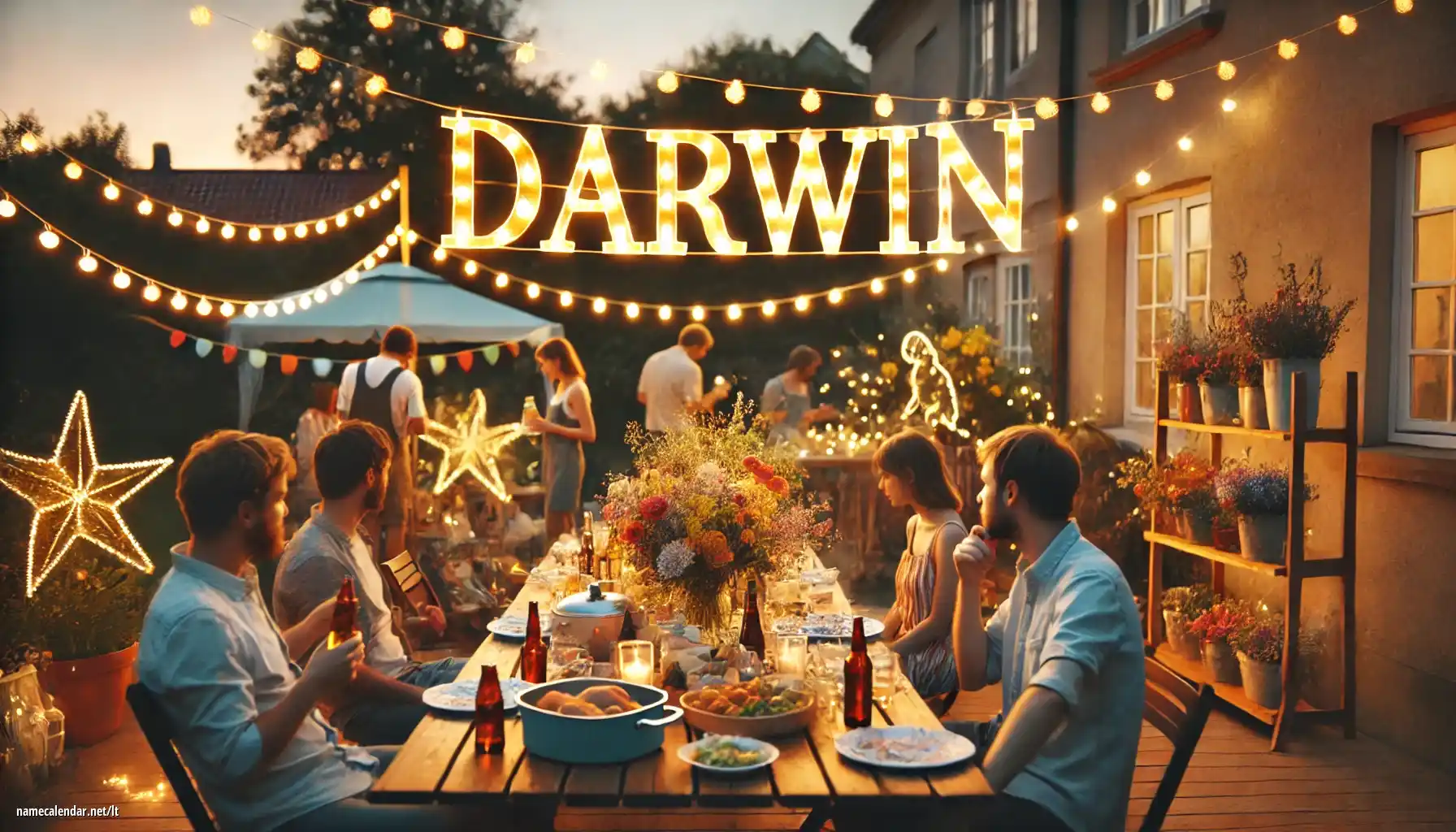 Vardadienio ir vardo šventimas - Darwin