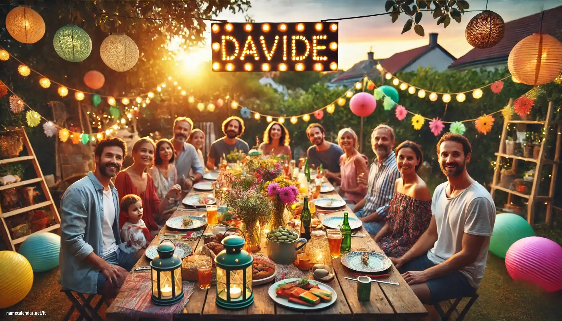 Vardadienio ir vardo šventimas - Davide