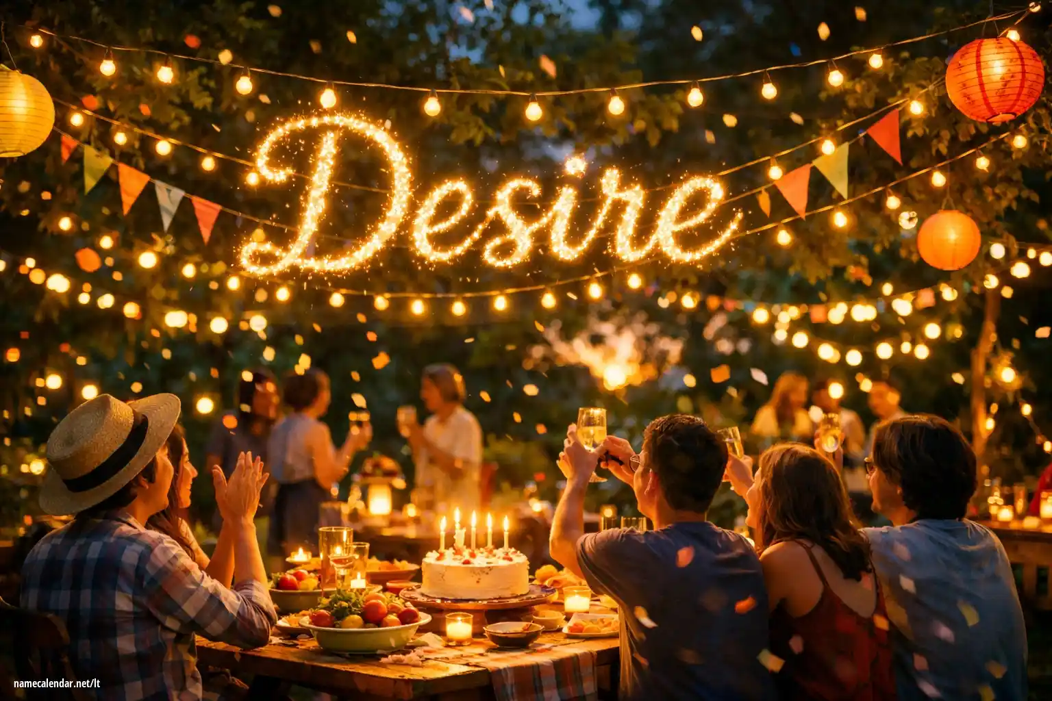 Vardadienio ir vardo šventimas - Desire