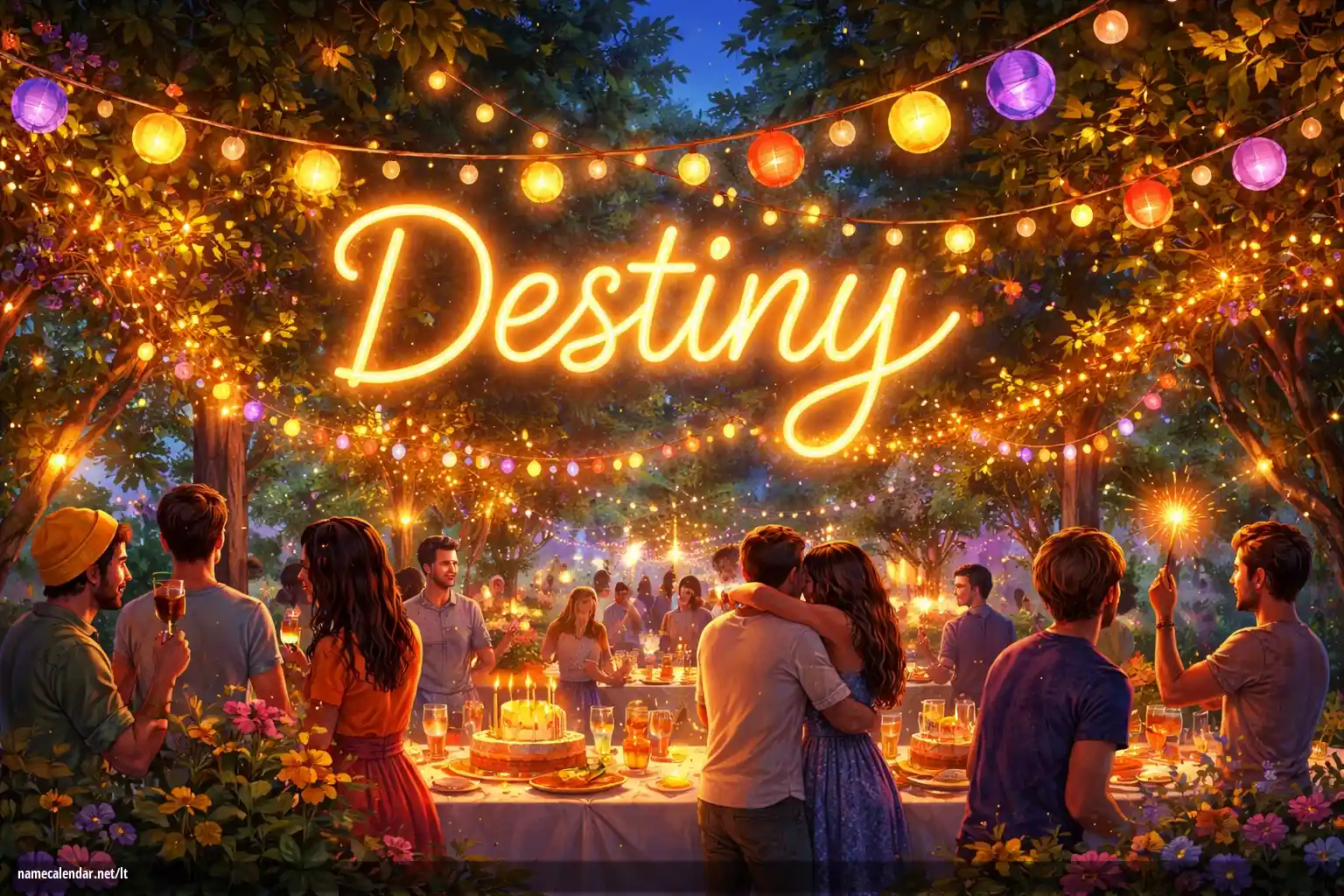 Vardadienio ir vardo šventimas - Destiny