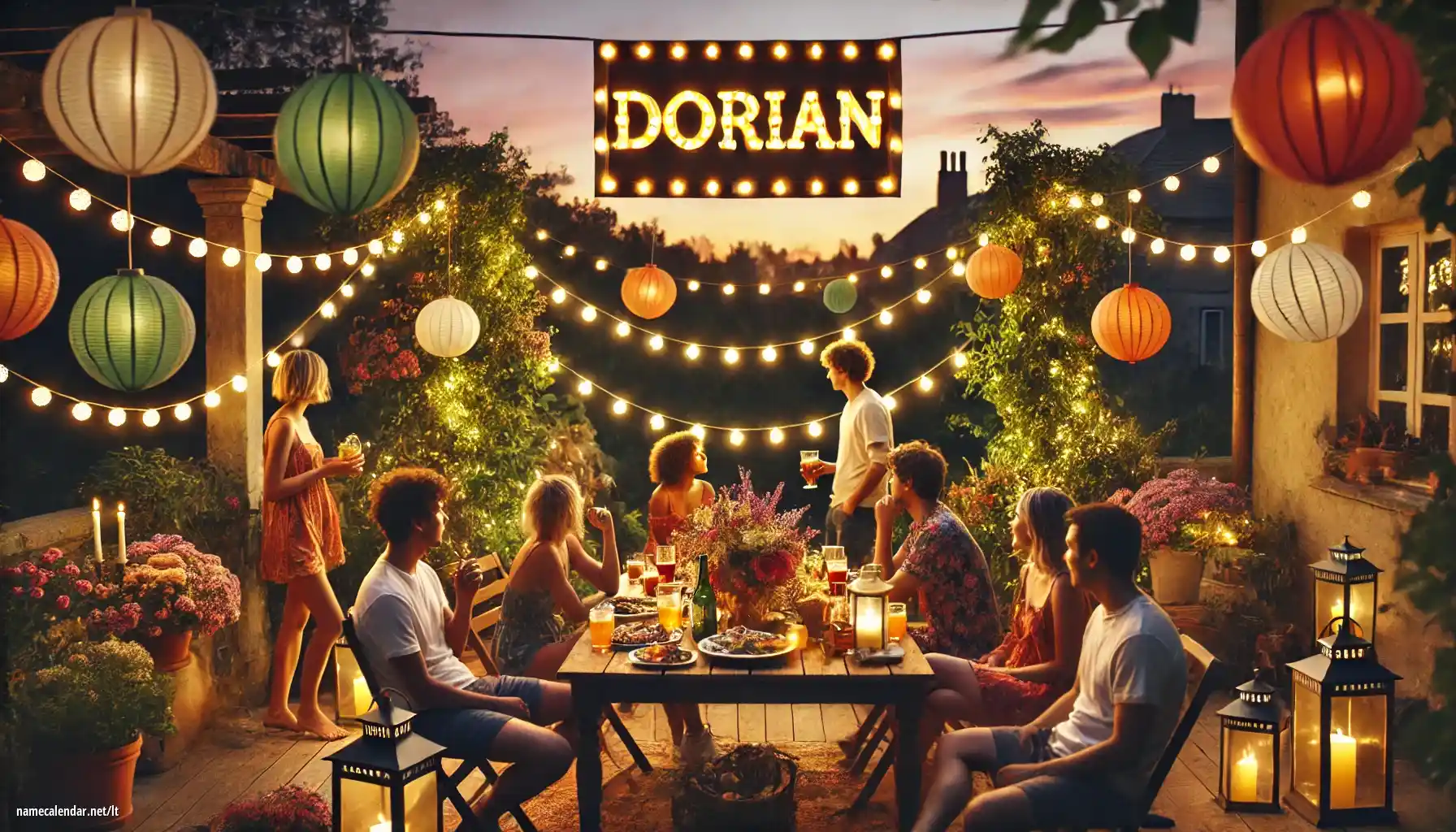 Vardadienio ir vardo šventimas - Dorian